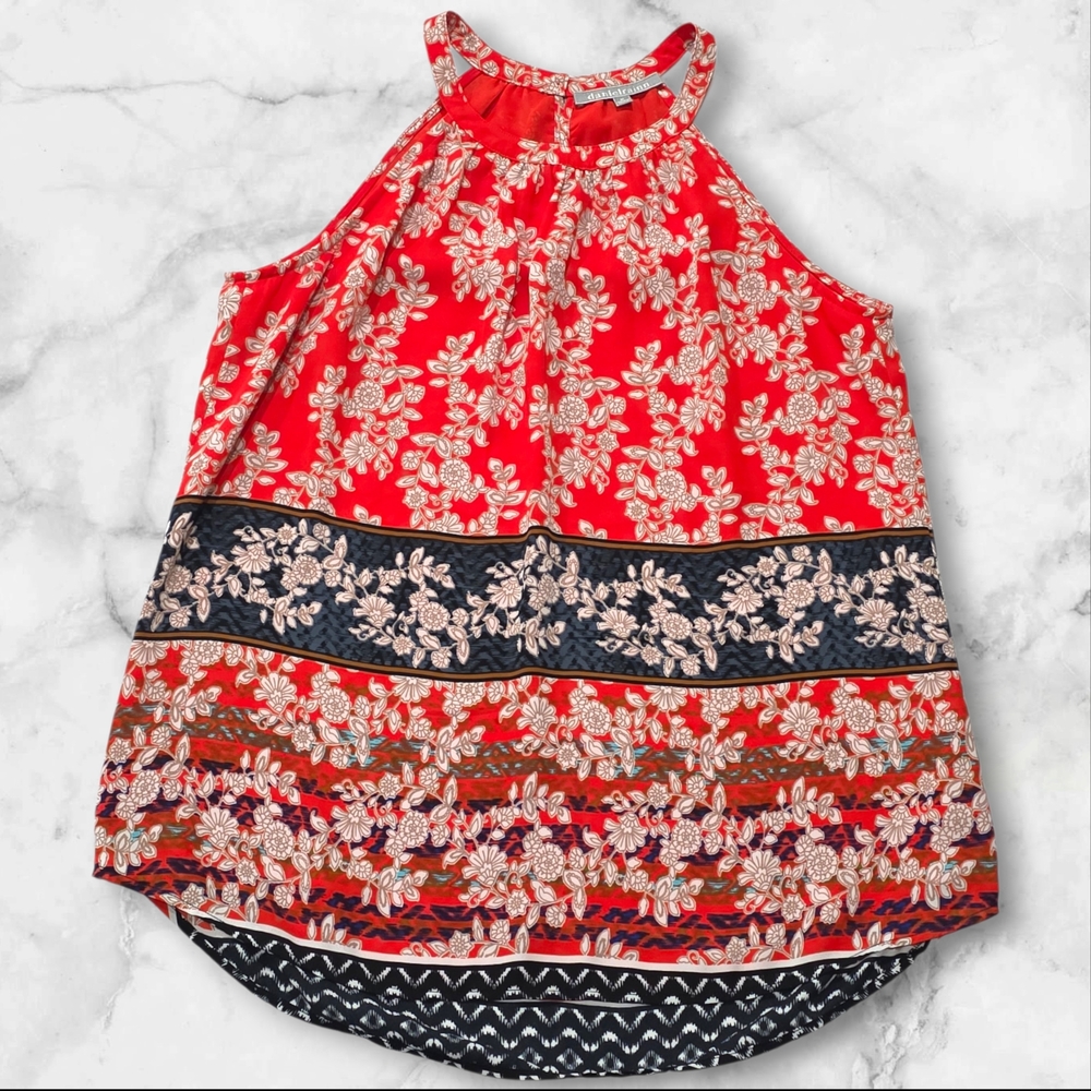 Daniel Rainn Woman's Sleeveless Blouse Top Shirt Size Medium (M) E17